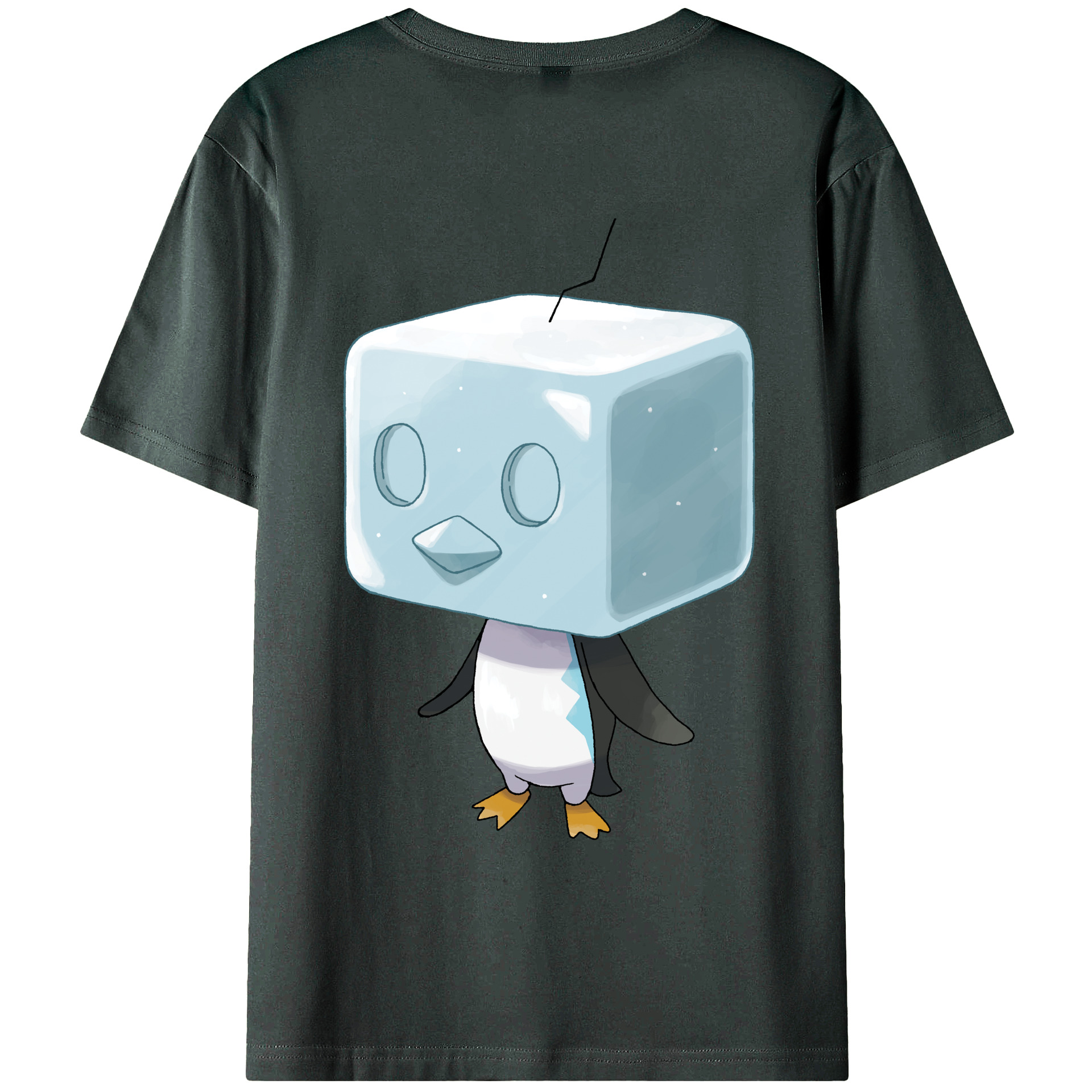 （画像用） ポケットモンスター Pokémon 綿100％ メンズ半袖Tシャツ（バックプリント） 通気性